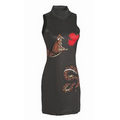 Sublimated Mock Neck Dress